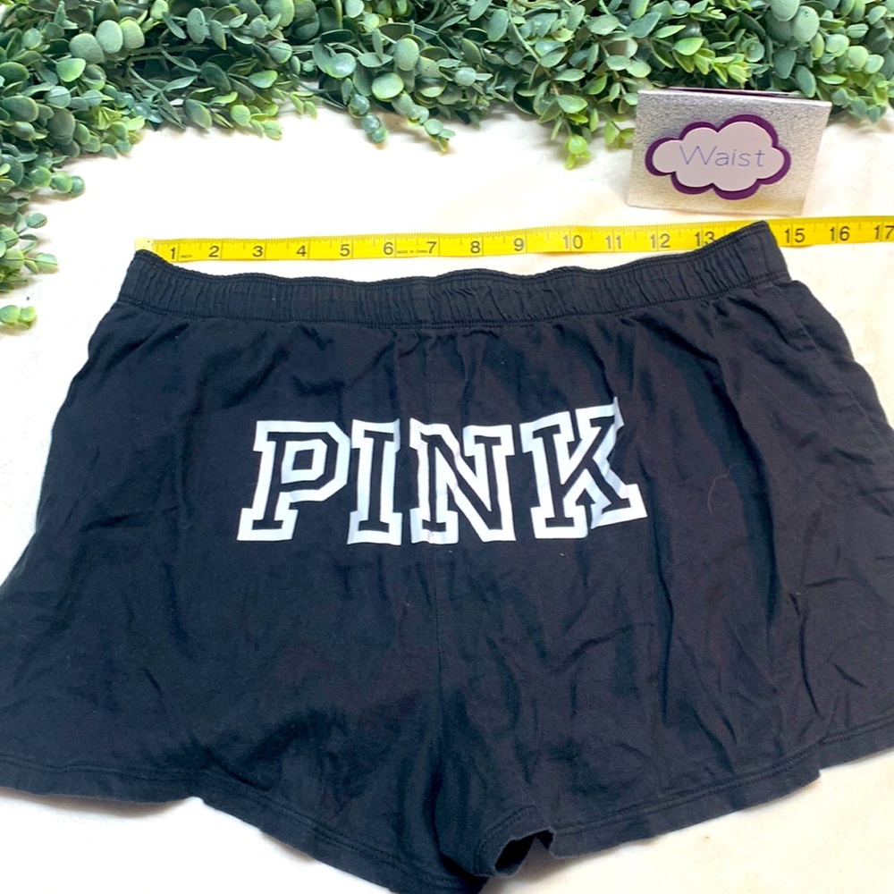 Pink sleepwear shorts black size XS